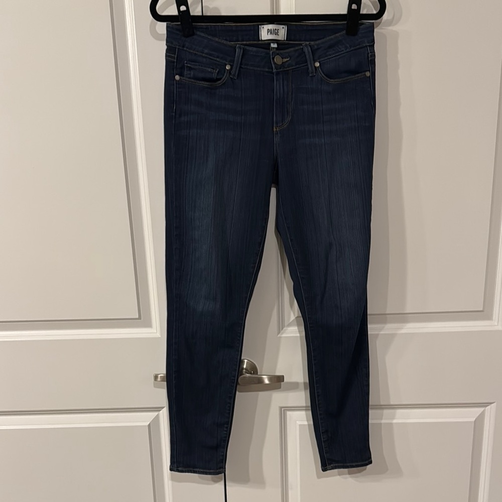 Paige Women's Dark Blue Jeans